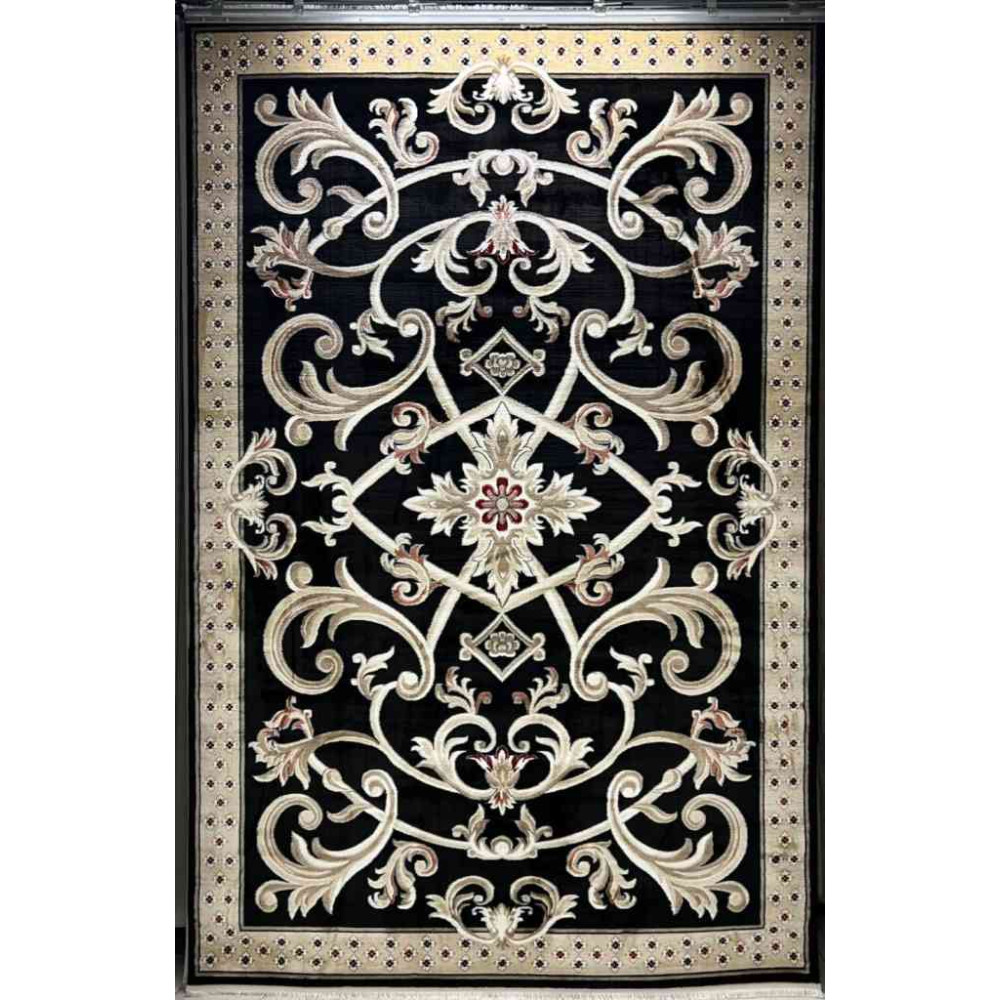 سجاد تركي سفير نقش فرنسي اسود مقاس 400*600 سجاد تركي سفير نقش فرنسي اسود مقاس 400*600