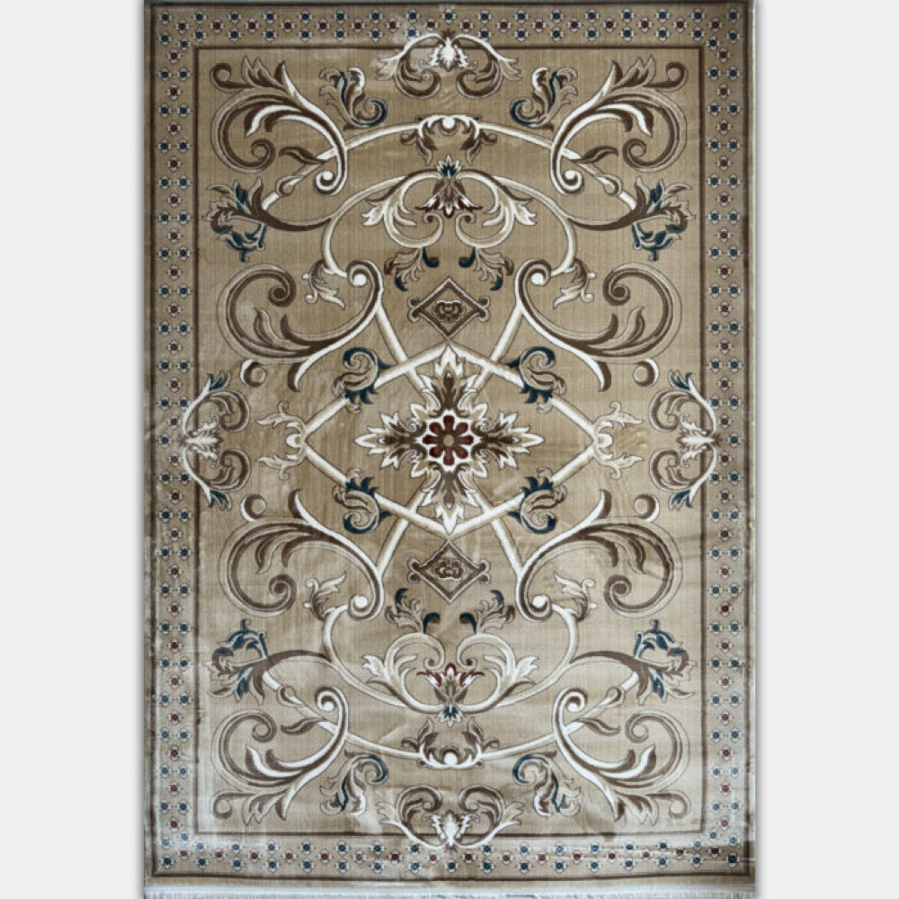 سجاد تركي سفير نقش فرنسي بيج مقاس 100*200 سجاد تركي سفير نقش فرنسي بيج مقاس 100*200