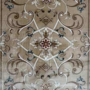 سجاد تركي سفير نقش فرنسي بيج مقاس 100*200 سجاد تركي سفير نقش فرنسي بيج مقاس 100*200