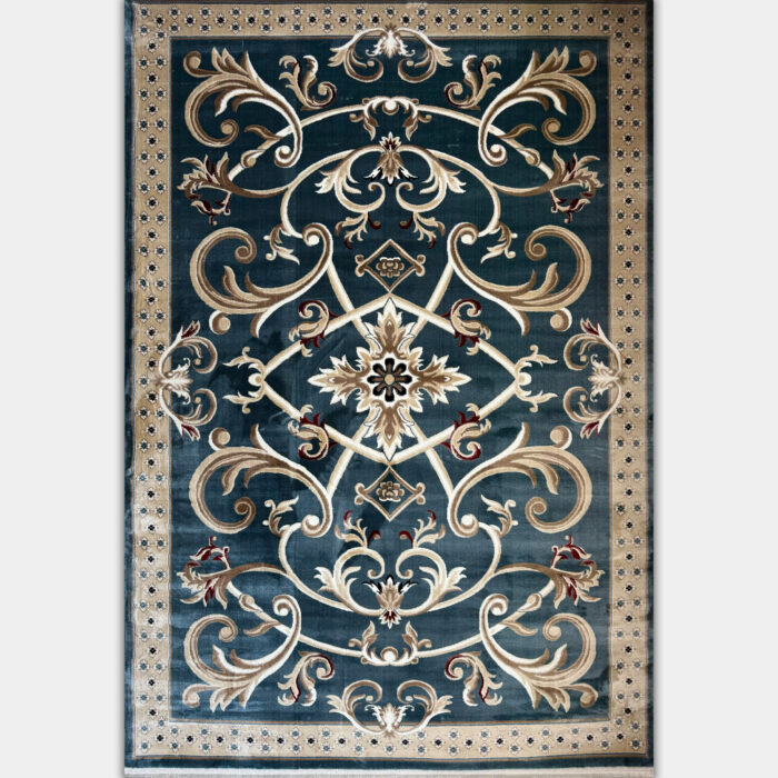 Turkish Ambassador carpet French engraving Blue size 250*350