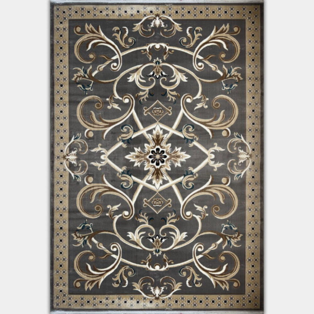 سجاد تركي سفير نقش فرنسي رصاصي مقاس 400*500 سجاد تركي سفير نقش فرنسي رصاصي مقاس 400*500
