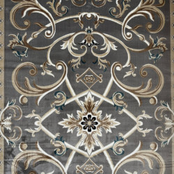 سجاد تركي سفير نقش فرنسي رصاصي مقاس 400*500 سجاد تركي سفير نقش فرنسي رصاصي مقاس 400*500