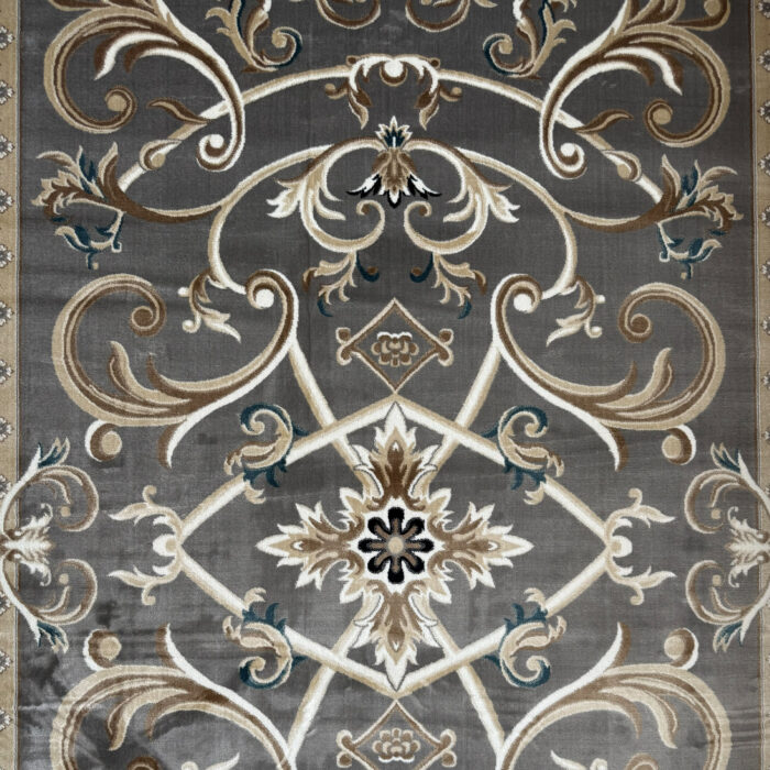 Turkish Ambassador carpet French engraving gray size 100*200