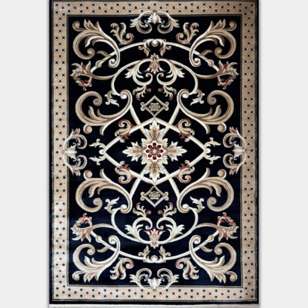 Turkish Ambassador carpet French engraving Navy size 100*200