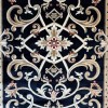 Turkish Ambassador carpet French engraving Navy size 100*200