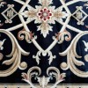 Turkish Ambassador carpet French engraving Navy size 100*200