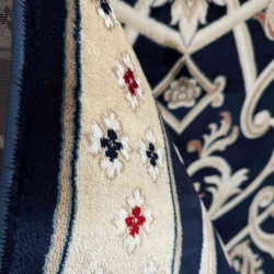 سجاد تركي سفير نقش فرنسي كحلي مقاس 100*200