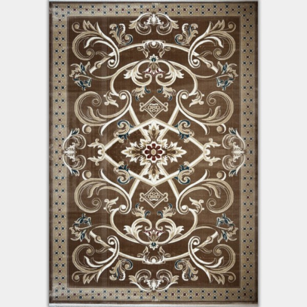 Turkish Ambassador carpet French engraving brown size 400*600