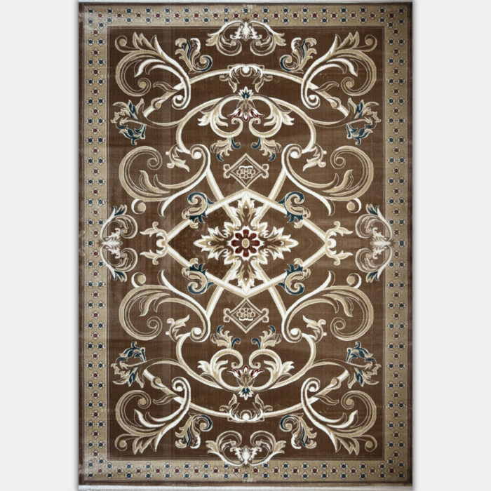 Turkish Ambassador carpet French engraving brown size 250*350
