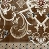 Turkish Ambassador carpet French engraving brown size 400*600
