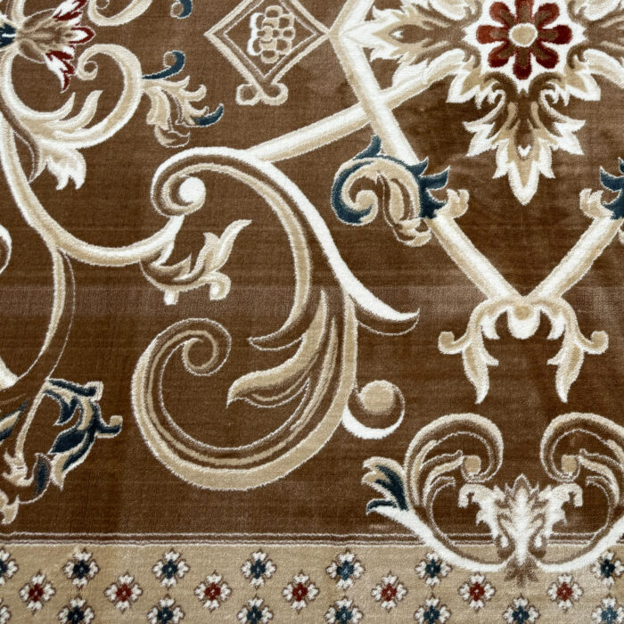 Turkish Ambassador carpet French engraving brown size 250*350