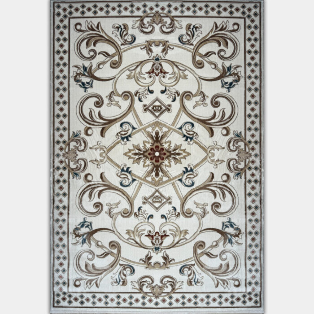 سجاد تركي سفير نقش فرنسي كريم مقاس 400*600 سجاد تركي سفير نقش فرنسي كريم مقاس 400*600
