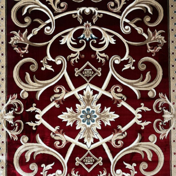 Turkish Ambassador carpet French engraving red size 100*300