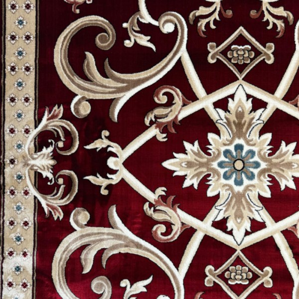 Turkish Ambassador carpet French engraving red size 100*300