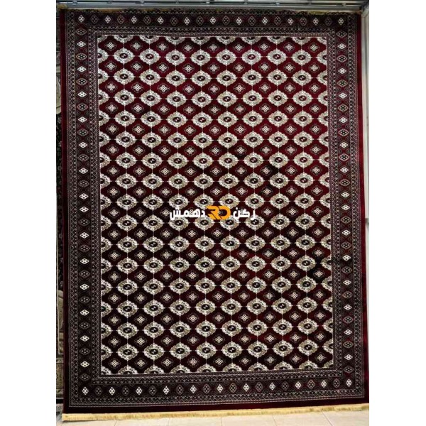 سجاد افغاني حرير ناعم بخارى 2003 احمر مقاس 300*400