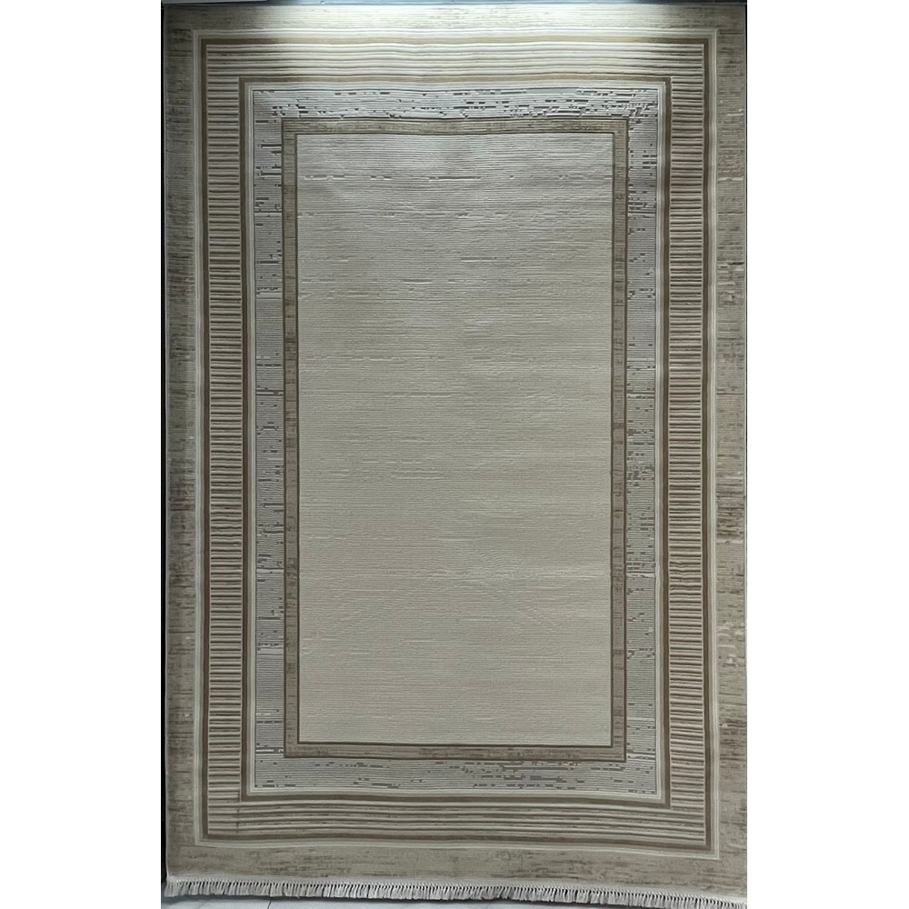 سجاد تركي اطار برواز سيلفيا 40984A بيج مقاس 400*500