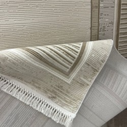 سجاد تركي اطار برواز سيلفيا 40984A بيج مقاس 150*220