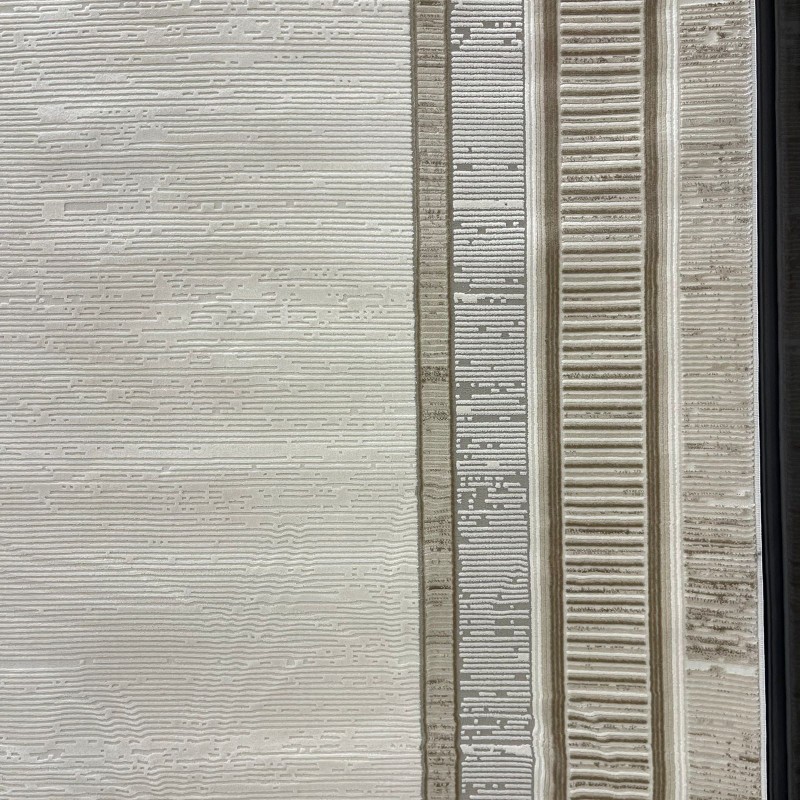 سجاد تركي اطار برواز سيلفيا 40984A بيج مقاس 80*150