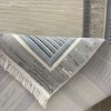 Turkish rug with frame Silvia 40984A blue size 80*150