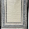 Turkish rug with frame Silvia 40984A blue size 80*150