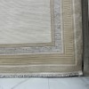Turkish rug with frame Silvia 40984A golden size 100*200