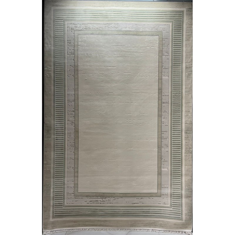 سجاد تركي اطار برواز سيلفيا 40984A اخضر مقاس 80*150