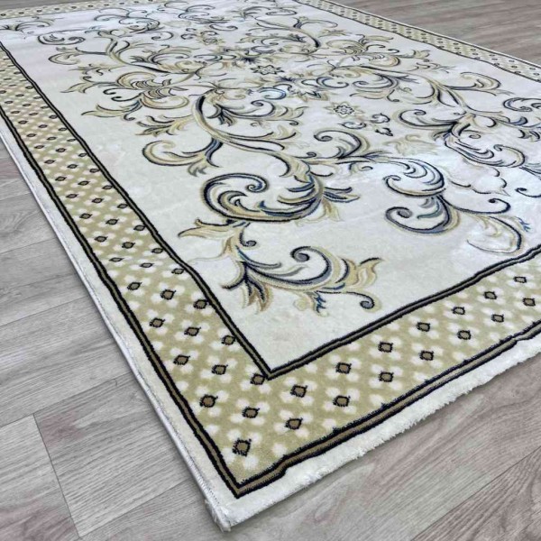 Turkish Tabriz Oriental Carpet G0001 Cream Size 100*300