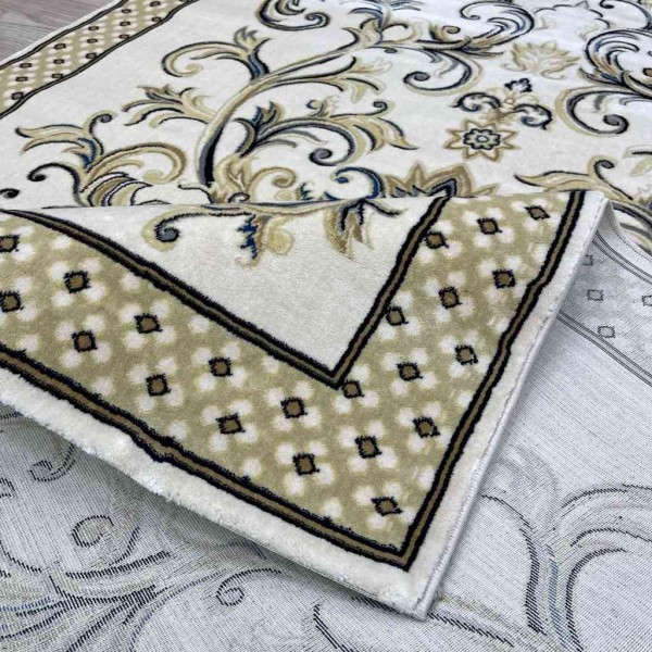 Turkish Tabriz Oriental Carpet G0001 Cream Size 100*300