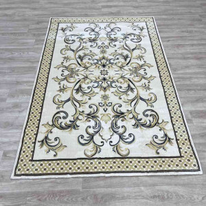 سجاد شرقي تبريز تركي G0001 كريم مقاس 80*150