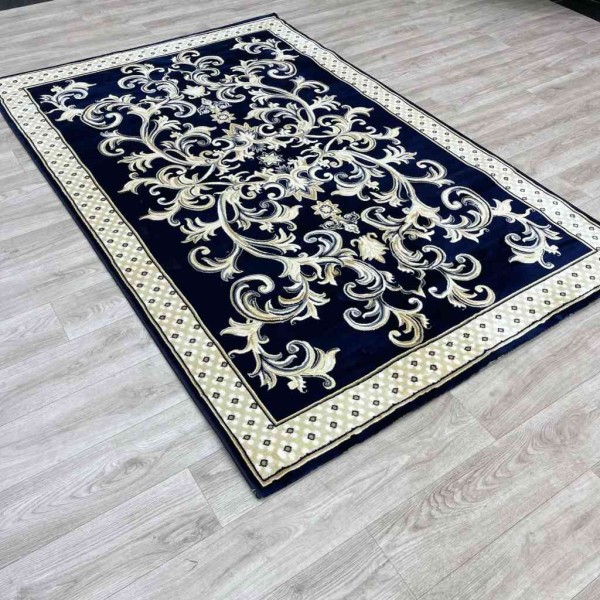 سجاد شرقي تبريز تركي G0001 كحلي مقاس 100*300