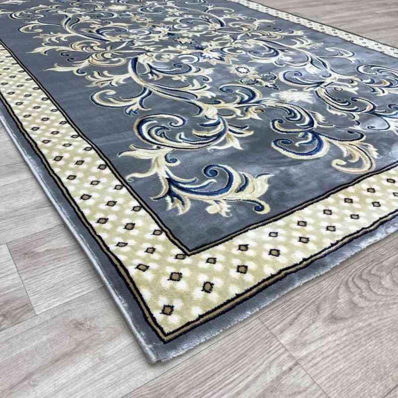 سجاد شرقي تبريز تركي G0001 رصاصي مقاس 300*400