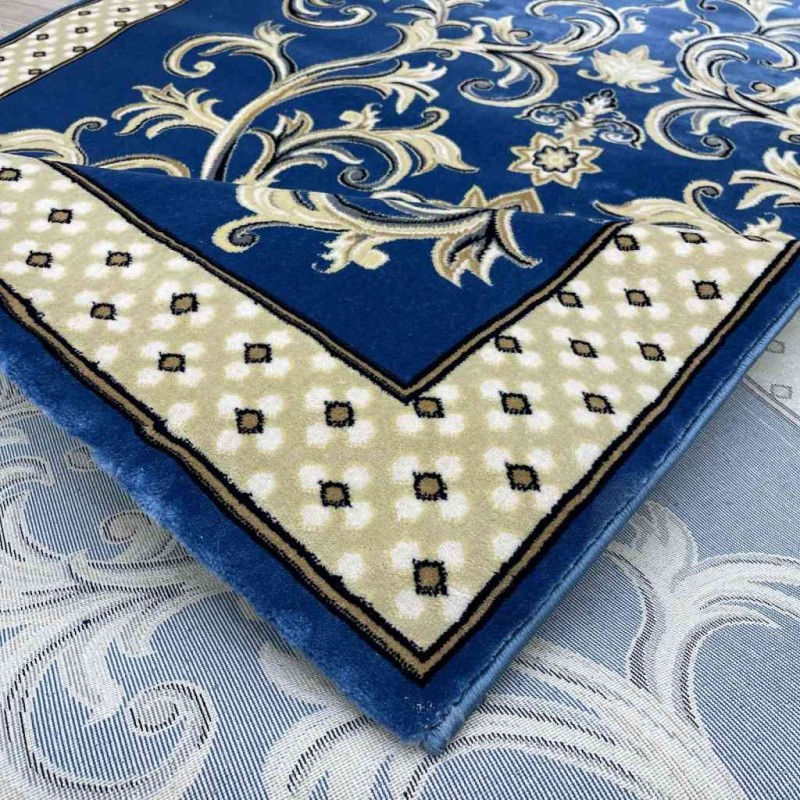 سجاد شرقي تبريز تركي G0001 كحلي فاتح مقاس 80*150