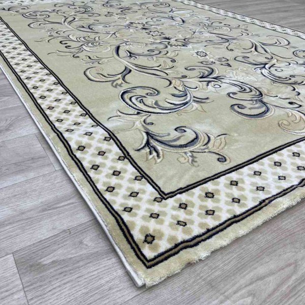 Turkish Tabriz Oriental Carpet G0001 Vizon Size 100*200