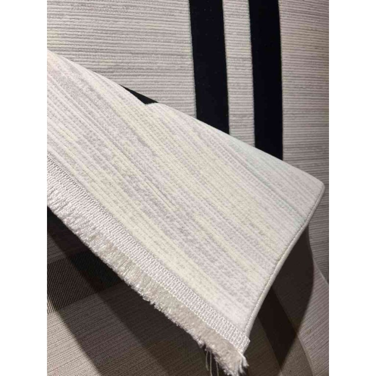 Turkish rug with a modern frame Spectrum BT476 cream and black size 300*400