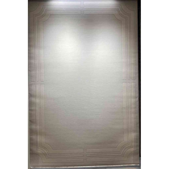 Turkish rug modern frame Saray BT485 cream size 300*400