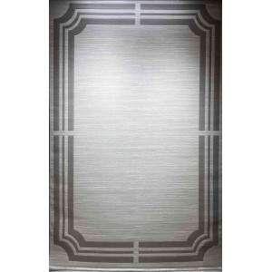 سجاد تركي برواز مودرن سراي BT485 كريم رصاصي مقاس 400*500