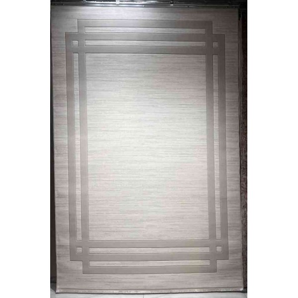 Turkish rug with a modern frame BT476 cream and beige size 250*350