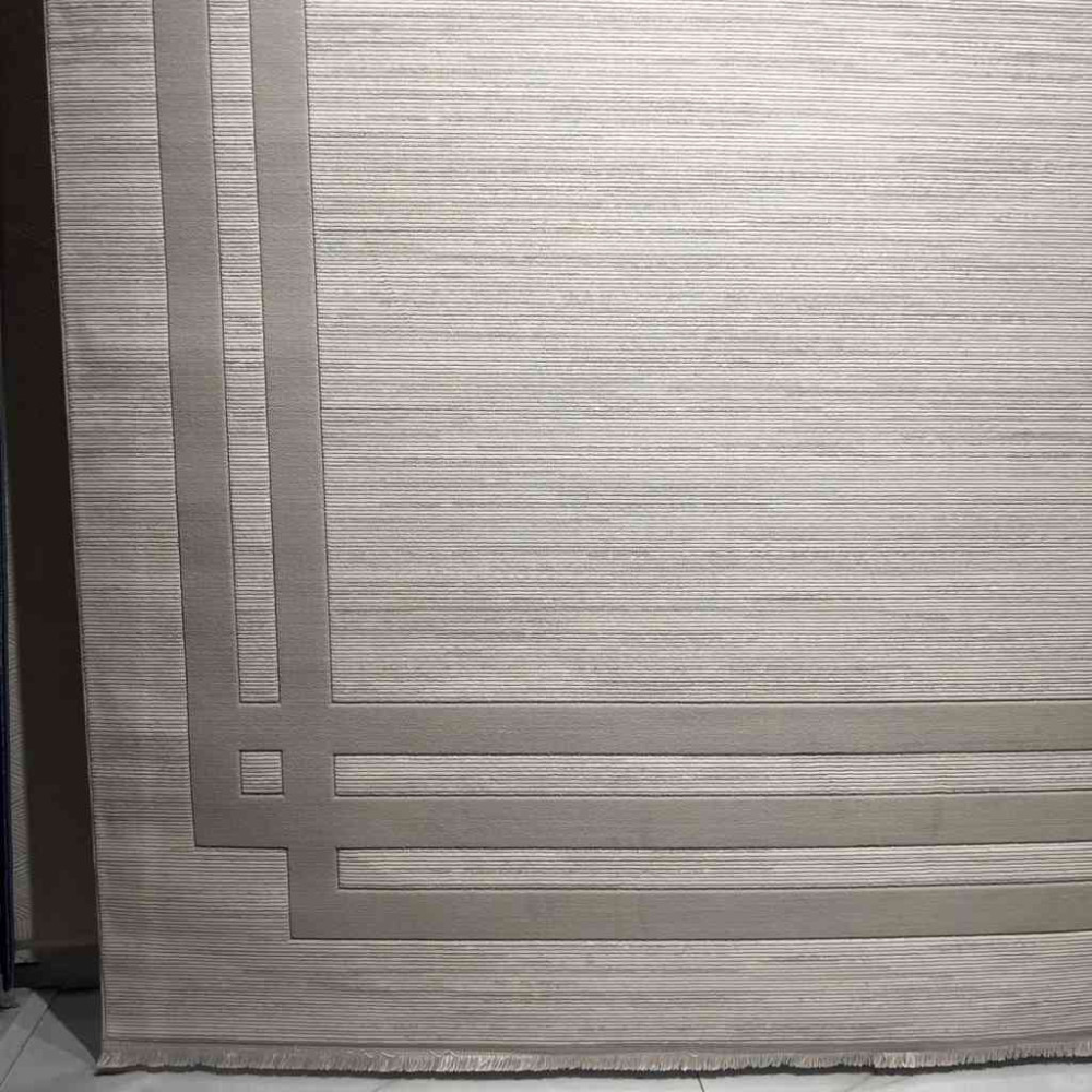 سجاد تركي برواز مودرن سراي BT485 كريم بيج مقاس 50*80