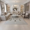 سجاد تركي لافندر N0595A بيج مقاس 300*400