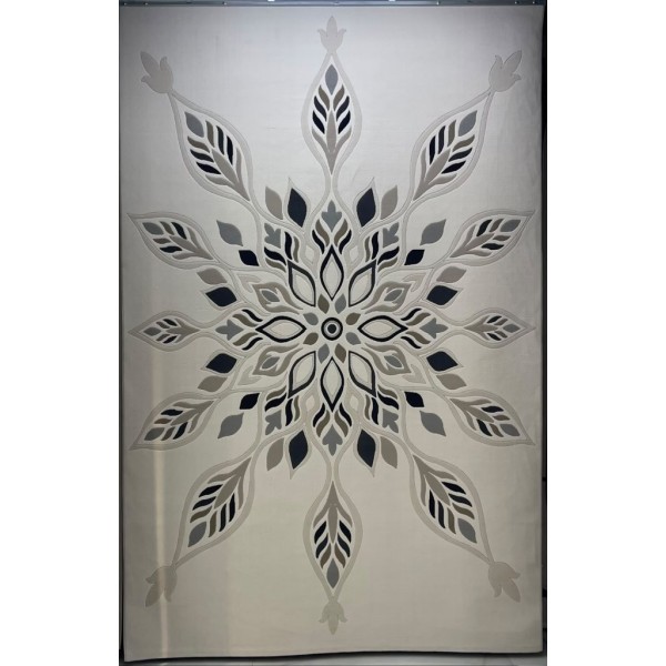 سجاد تركي لافندر N0595A اسود مقاس 150*150