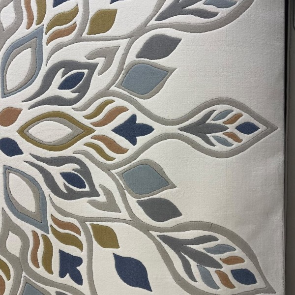 Turkish LAVENDER rug N0595A GREY MIX size 80*150
