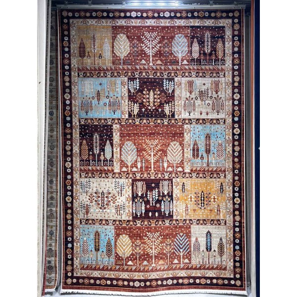 Turkish Bohemian VENİCE Rug 43242A NAVY RED Size 200*300