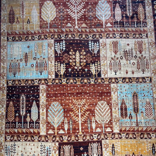 Turkish Bohemian VENİCE Rug 43242A NAVY RED Size 200*300