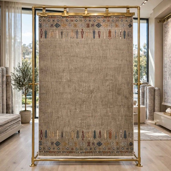 Turkish Bohemian VENİCE Rug 43549A BEIGE Size 200*300