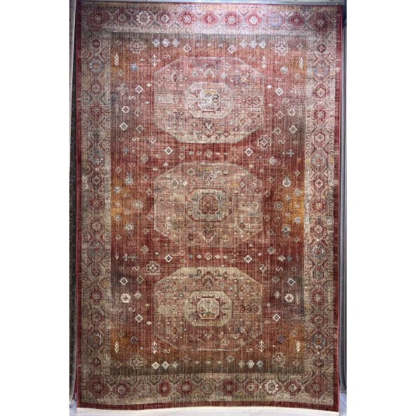 سجاد بوهيمي فينيسيا تركي  43267C احمر مقاس 200*300 سم