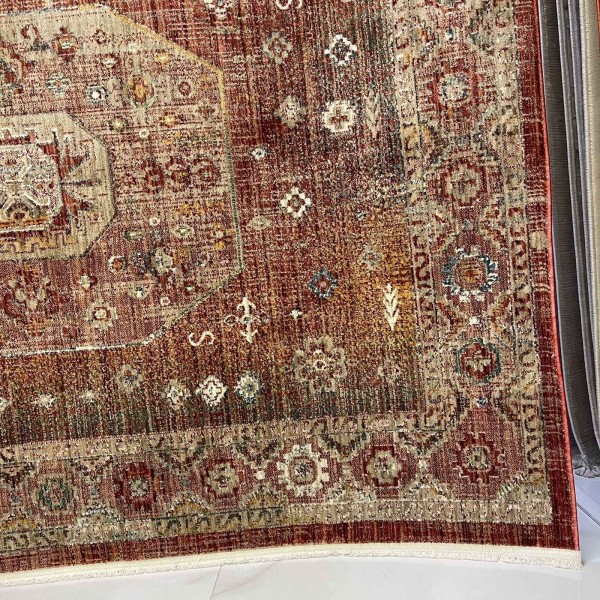 سجاد بوهيمي فينيسيا تركي  43267C احمر مقاس 200*300 سم
