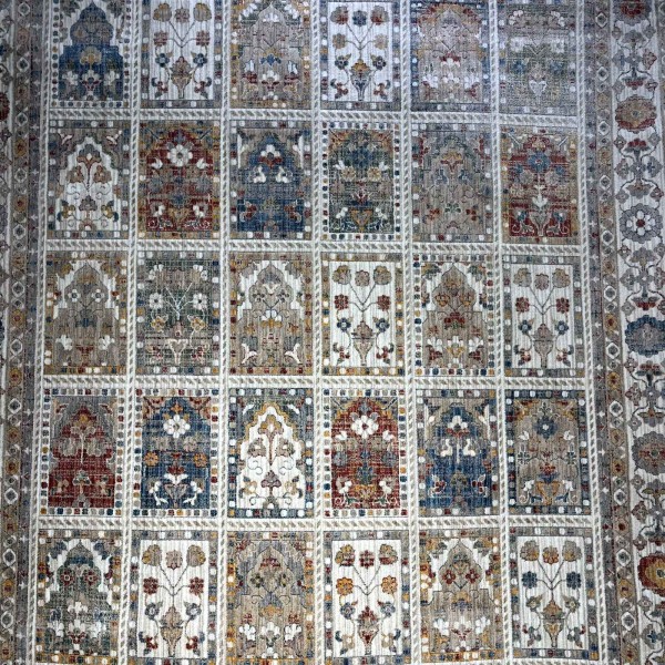 سجاد بوهيمي فينيسيا تركي  43285B كريم احمر مقاس 300*400 سم