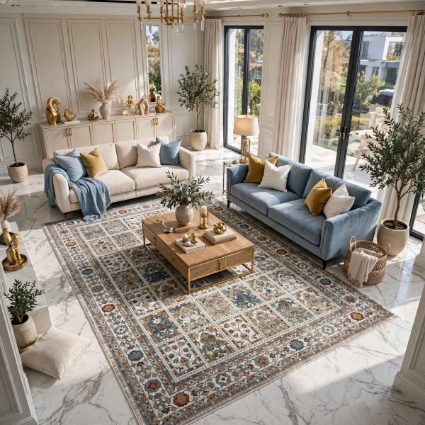 Turkish Bohemian VENİCE Rug 43285B MULTI Size 200*300