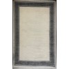Turkish rug Victoria frame 41602A cream black size 100*200