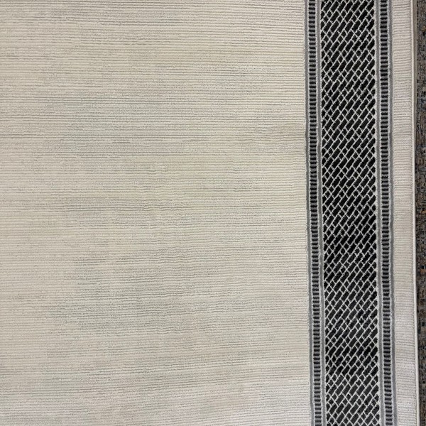 Turkish rug Victoria frame 41602A cream black size 100*200